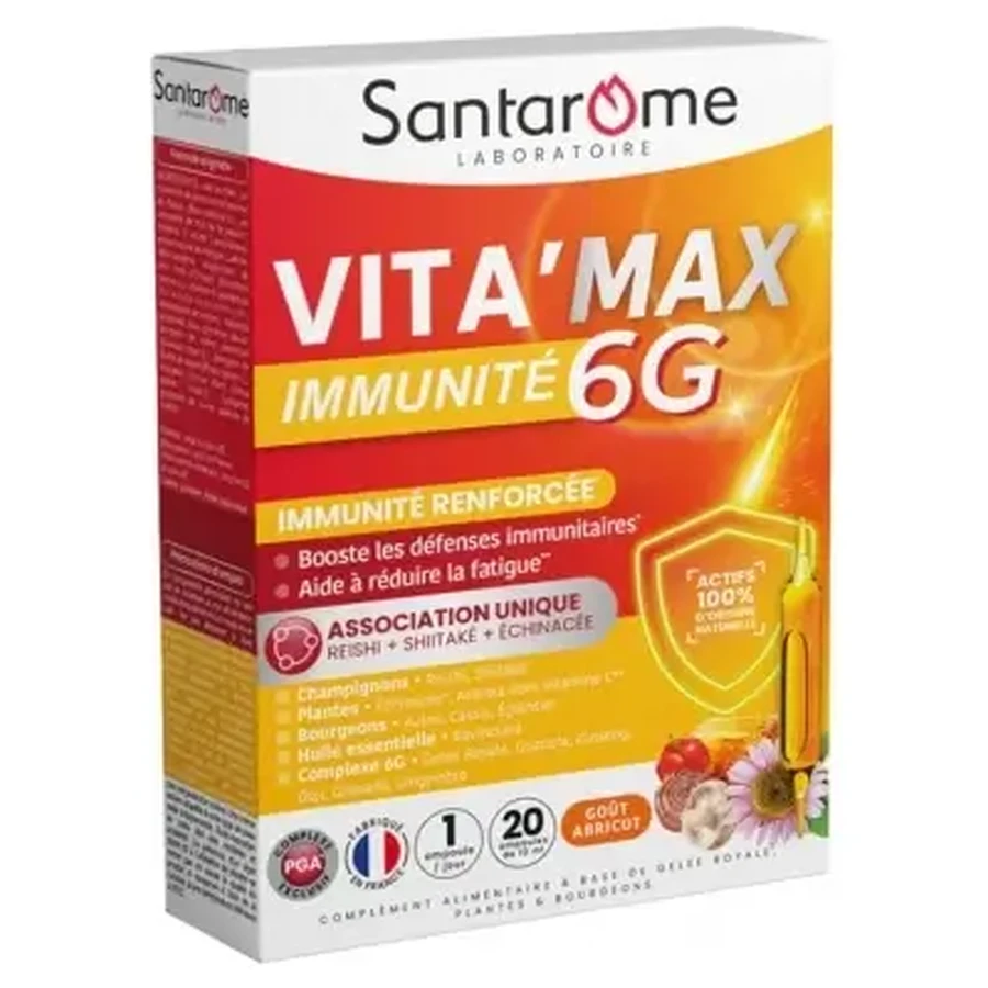 Santarome Vita'Max Immunity 6G, 20 ампул: цены и характеристики