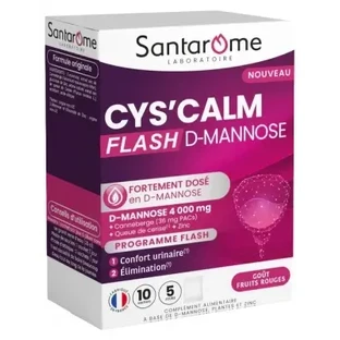 Santarome Cys'calm Flash D-манноза, 10 пакетиков