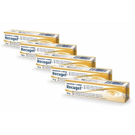 Офтальмологический гель Recugel 5 × 10 г, Bausch & Lomb: цены и характеристики