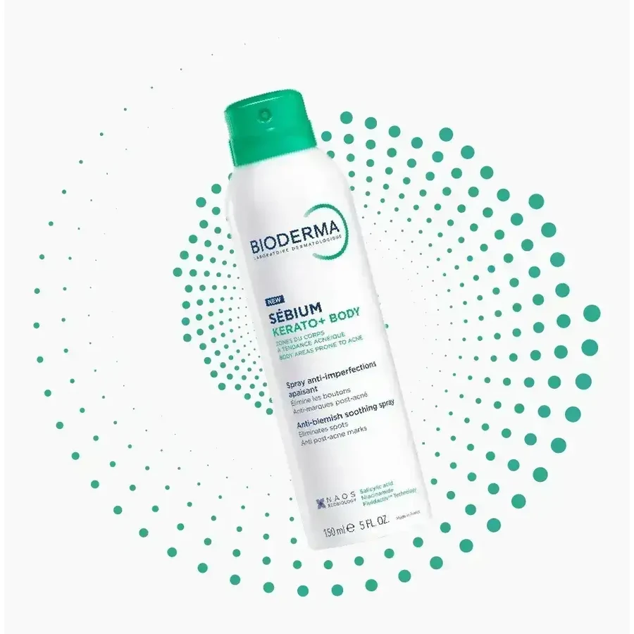 Sebium Kerato+ Спрей для тіла, 2×150 мл, Bioderma: ціни та характеристики