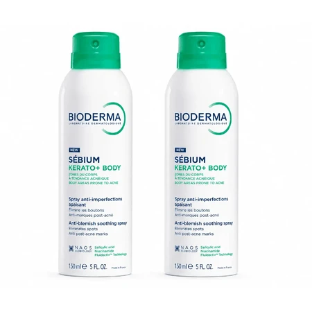 Sebium Kerato+ Спрей для тіла, 2×150 мл, Bioderma: ціни та характеристики