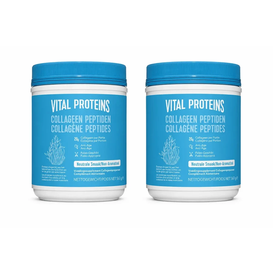 Vital Proteins Колагенові пептиди, неароматизований порошок, 2x567 г, GNC: ціни та характеристики