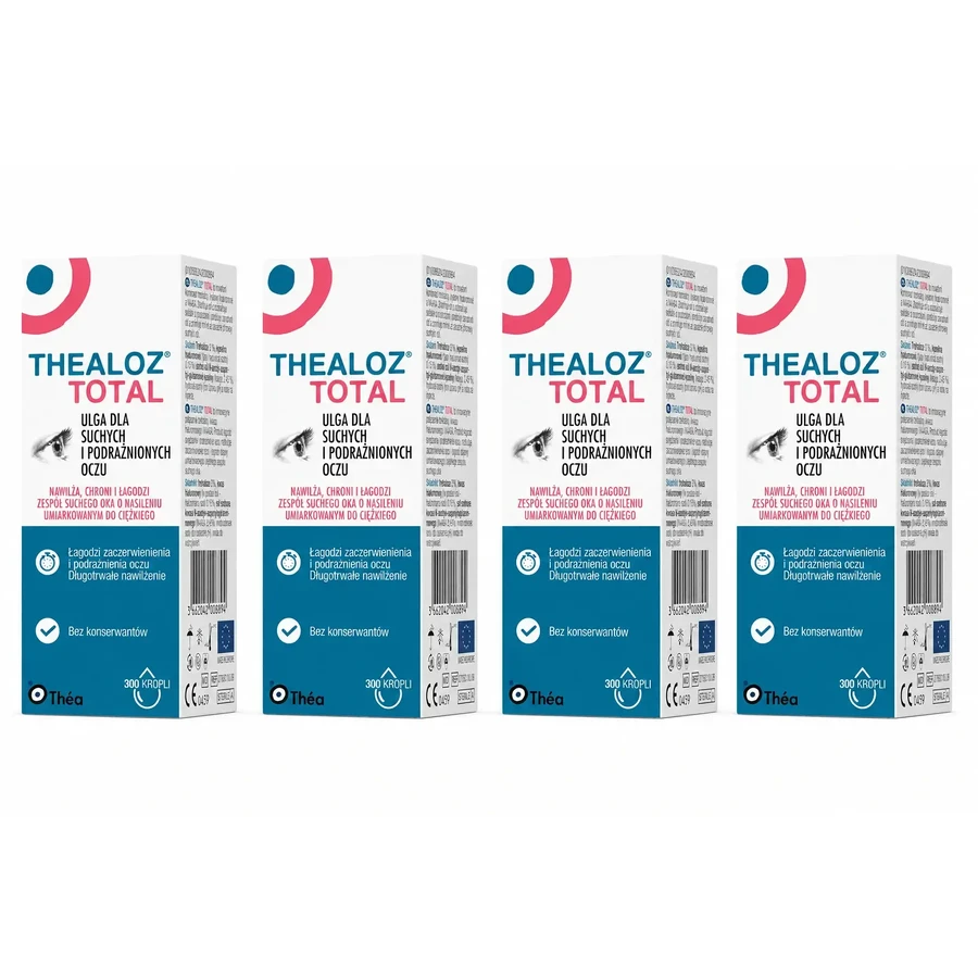Thealoz Total, глазные капли, 4 × 10 мл: цены и характеристики