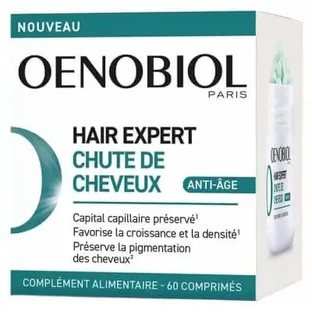 Oenobiol Hair Expert — антивозрастной препарат против выпадения волос, 60 таблеток