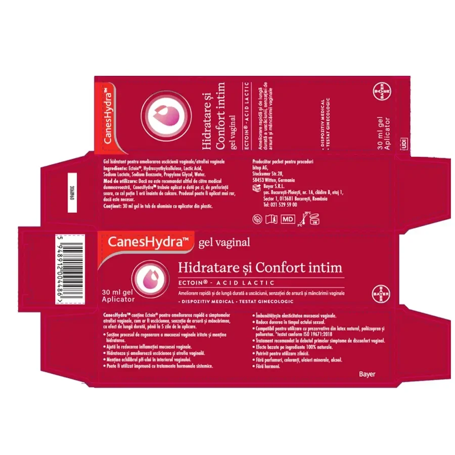 Вагинальный гель CanesHydra, 30 мл, Bayer: цены и характеристики