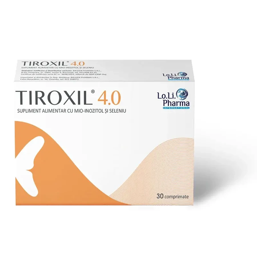 Tiroxil 4.0, 4×30 таблеток, Loli Pharma: ціни та характеристики