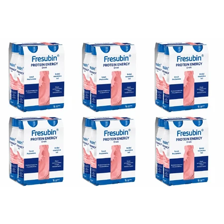 Fresubin Protein Energy, полуничний смак, 24 × 200 мл, Fresenius Kabi: ціни та характеристики