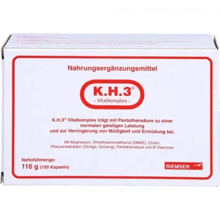 K.h.3 Vital Complex, капсулы, 2 упаковки по 150 капсул