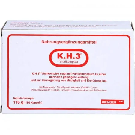 K.h.3 Vital Complex, капсулы, 2 упаковки по 150 капсул: цены и характеристики