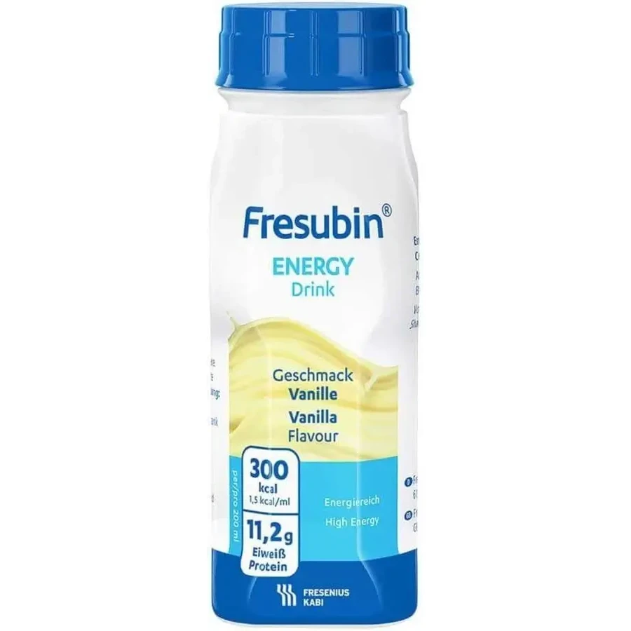 Fresubin Energy, со вкусом ванили, 24 × 200 мл, Fresenius Kabi: цены и характеристики