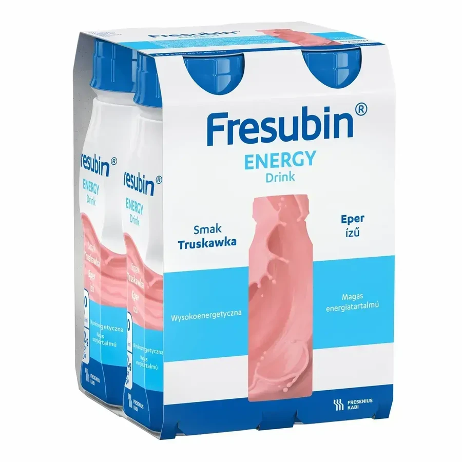 Fresubin Energy, клубничный вкус, 16 × 200 мл, Fresenius Kabi: цены и характеристики