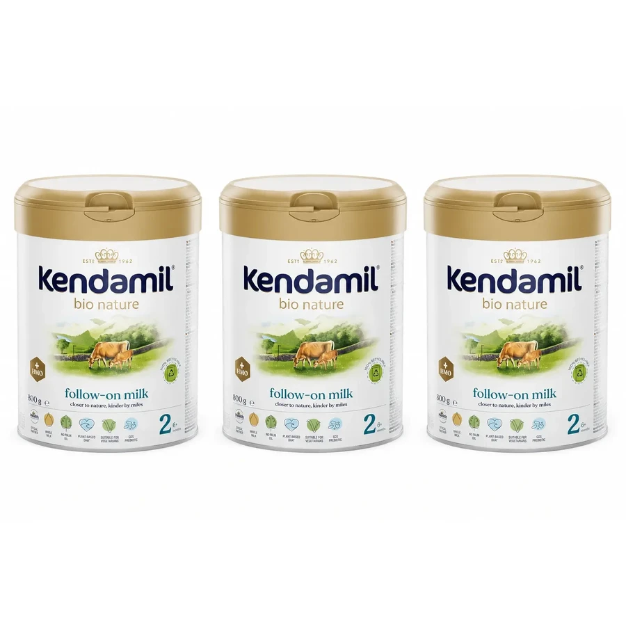 Kendamil Bio Nature 2 HMO+, с 6-месячного возраста, 3 × 800 г, Kendal Nutricare: цены и характеристики
