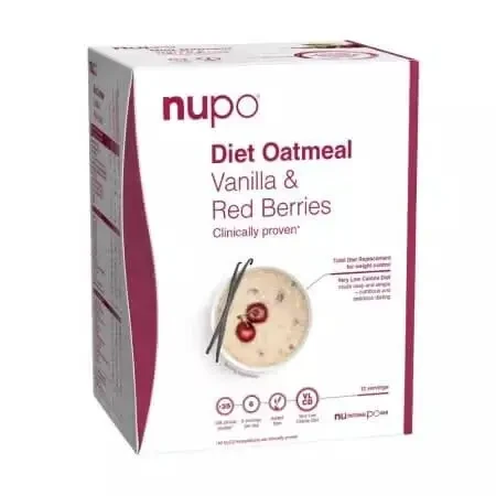 Овсянка с ягодами и ванилью Diet Oatmeal, 12 пакетиков по 32 г, Nupo: цены и характеристики