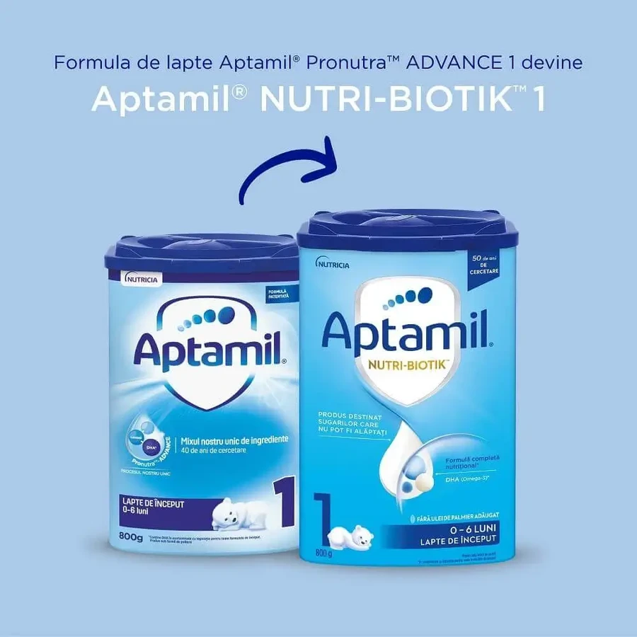Сухе молоко Aptamil Nutri-Biotik 800 г, Nutricia: ціни та характеристики