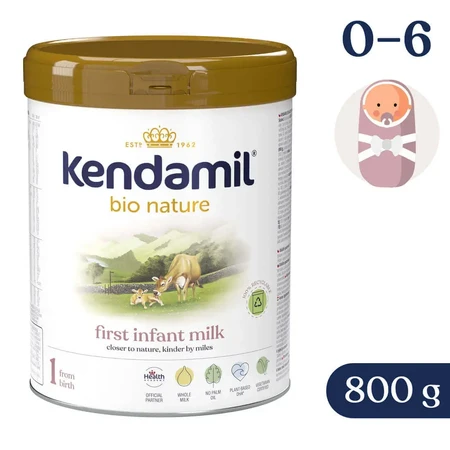 Смесь для грудничков Kendamil Bio Nature, с рождения, 3 x 800 г: цены и характеристики
