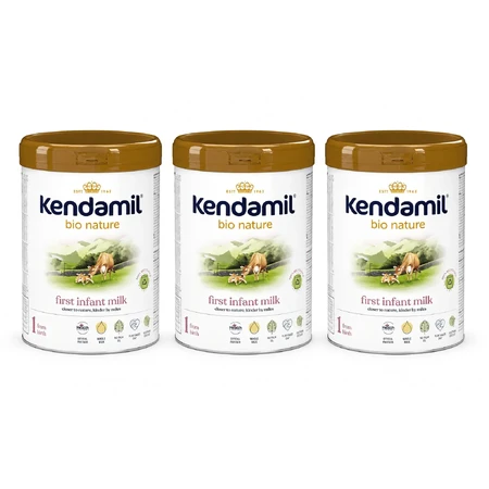 Смесь для грудничков Kendamil Bio Nature, с рождения, 3 x 800 г: цены и характеристики
