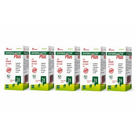 Enterolactis Plus, 5×30 капсул, Sofar: цены и характеристики