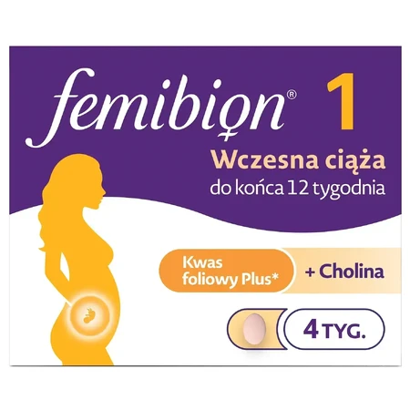 Femibion 1 — на ранніх термінах вагітності, 3 упаковки по 28 таблеток: ціни та характеристики