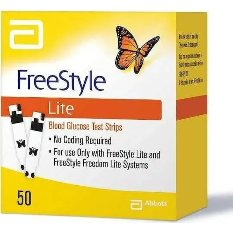 Тест-полоски для определения уровня глюкозы FreeStyle Lite, 100 шт.: цены и характеристики