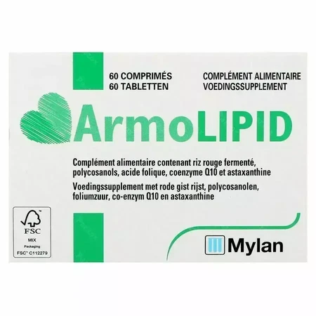 ArmoLipid, 3 х 60 таблеток, Mylan: цены и характеристики
