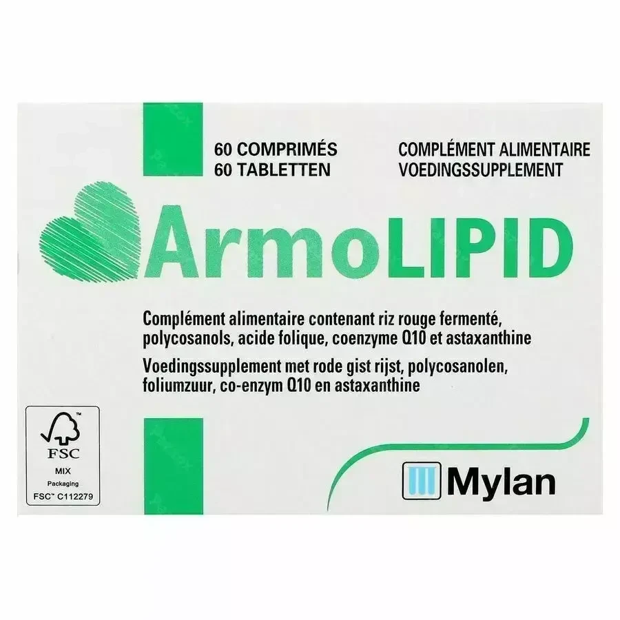 ArmoLipid, 3 х 60 таблеток, Mylan: цены и характеристики