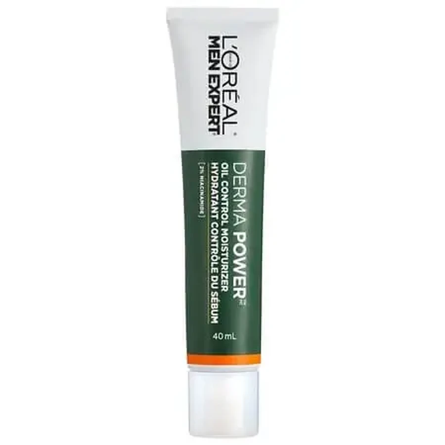 Увлажняющий крем с SPF 30 для жирной кожи Men Expert, Derma Control, 40 мл, L'Oréal Paris: цены и характеристики