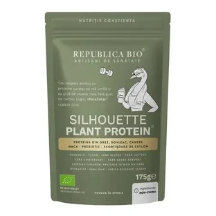 Экологически чистый функциональный порошок без глютена Silhouette Plant Protein, 175 г, Republica Bio