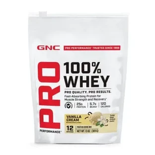 Сироватковий протеїн Whey Pro Performance, ванільний, 369 г, GNC