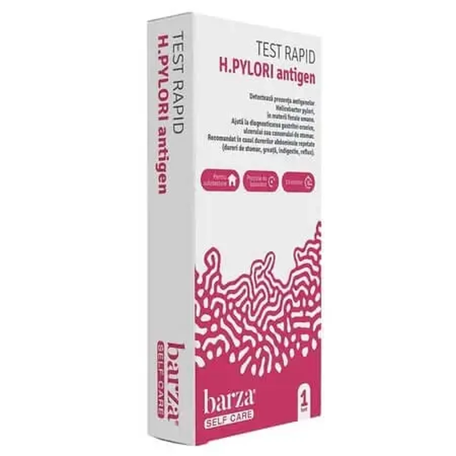 Експрес-тест на антиген Helicobacter pylori, 1 шт., Barza: ціни та характеристики