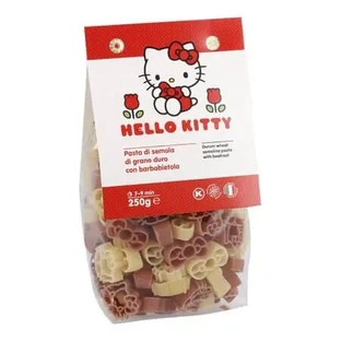 Макароны из твердой пшеницы и красной свеклы Hello Kitty, 250 г, Dalla Costa