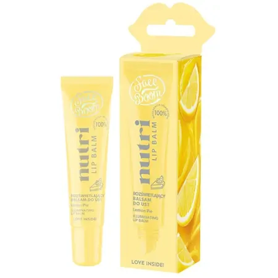 Бальзам для губ із ефектом сяйва, Lemon Pie, 10 г, BodyBoom: ціни та характеристики
