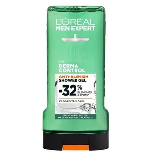 Душовий гель Men Expert проти недоліків шкіри, Derma Control, 300 мл, L'Oréal Paris