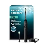 Електрична зубна щітка Philips Sonicare 3100, чорна, HX4032/32, 1 щітка + 2 запасні насадки, Philips