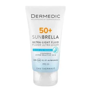 Флюїд із SPF50+ для шкіри з куперозом та гіперреактивності SunBrella, 40 мл, Dermedic