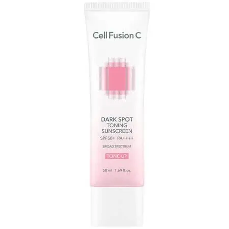 Тональний крем із сонцезахистом проти пігментних плям Dark Spot Toning Sunscreen, SPF50+ PA++++, 50 мл, Cell Fusion C: ціни та характеристики
