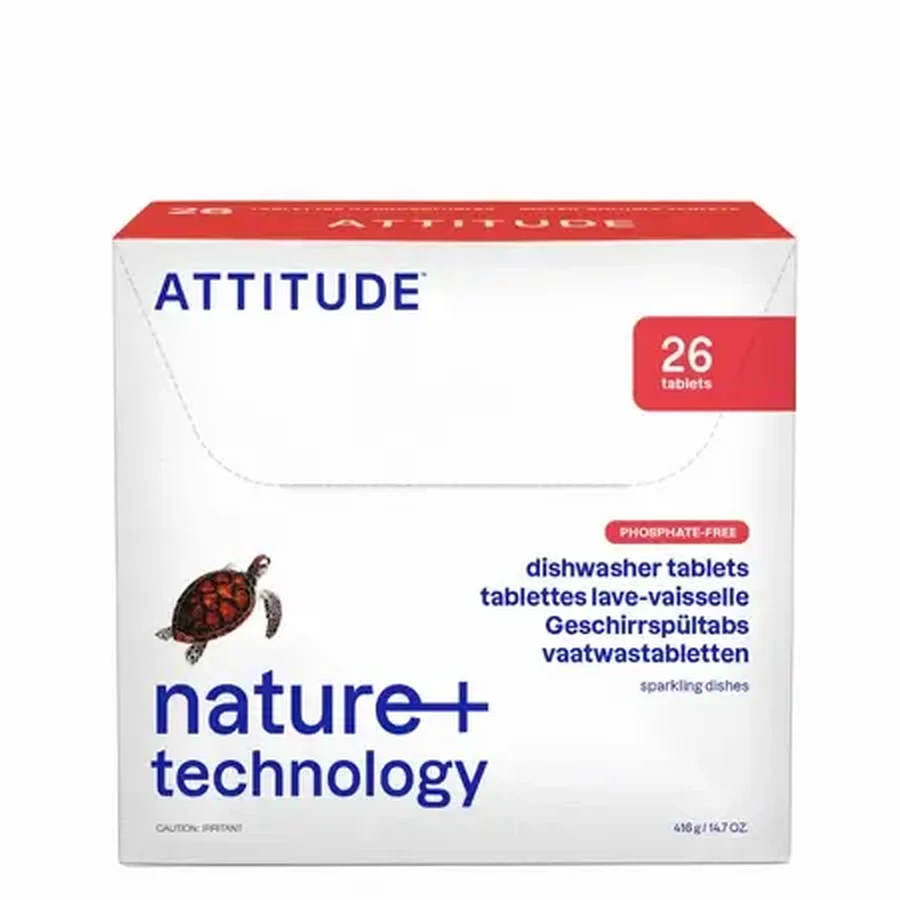 Фосфатные таблетки для автоматической посудомоечной машины, 26 шт., Attitude: цены и характеристики