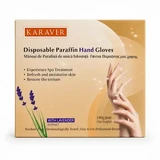 Одноразовые парафиновые перчатки с экстрактом лаванды, 140 г, Karaver