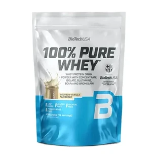 Протеиновый коктейль 100% Pure Whey, «Бурбонская ваниль», 400 г, BioTechUSA