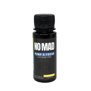 Предтренировочный напиток без кофеина No Mad Pump & Focus Shot, «Тропический», 60 мл, Pharma Grade