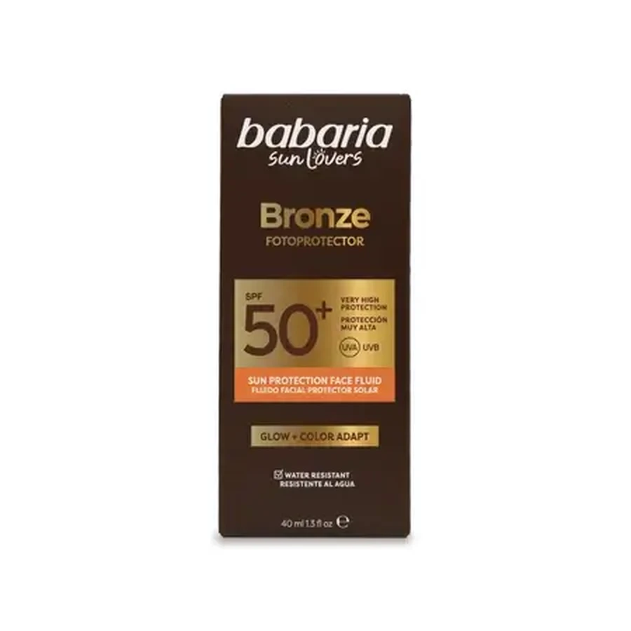 Флюид для лица с SPF 50+ «Bronze Fotoprotector», Glow + Color Adapt, 40 мл, Babaria: цены и характеристики