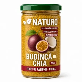 Пудинг із чіа та маракуї, 230 г, Naturo