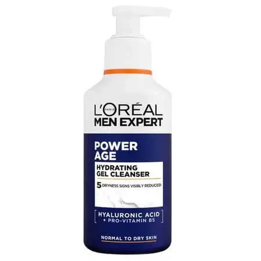 Увлажняющий очищающий гель для мужчин Men Expert, Power Age, 260 мл, L'Oréal Paris: цены и характеристики