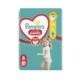 Подгузники-трусики Active Baby Pants, размер 6, 13–19 кг, 42 шт., Pampers