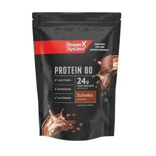 Протеиновый порошок Protein 80, шоколадный, 360 г, PowerX System