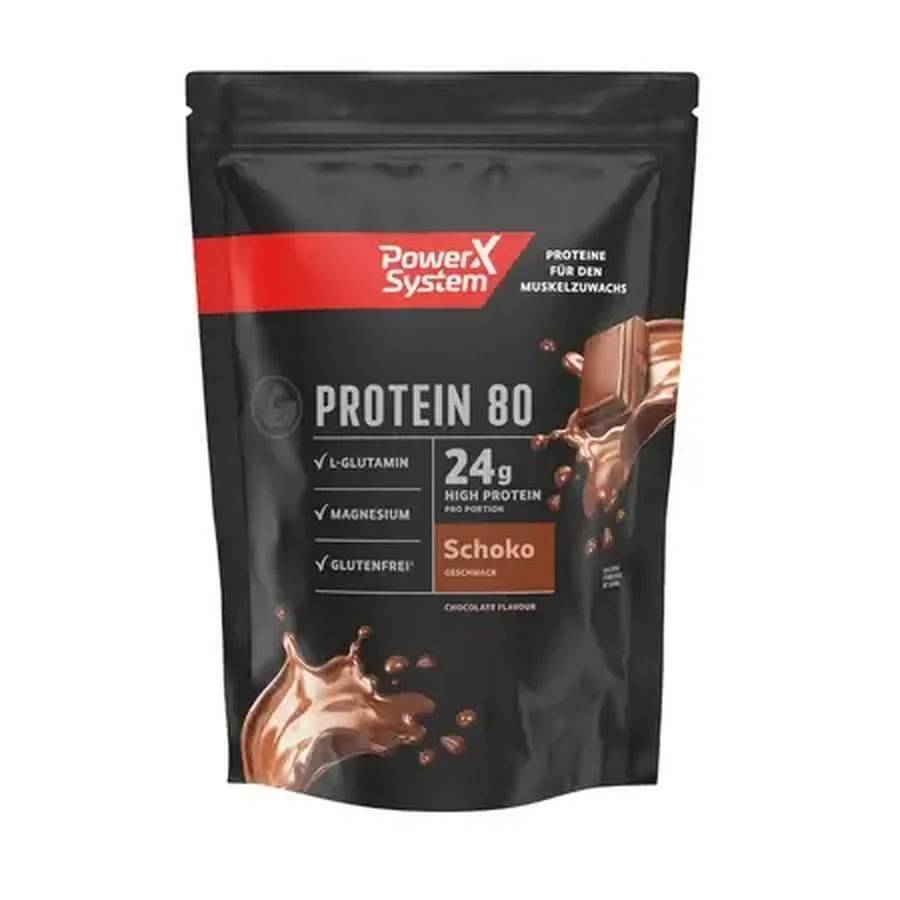 Протеиновый порошок Protein 80, шоколадный, 360 г, PowerX System: цены и характеристики
