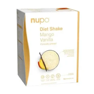 Полный диетический заменитель для контроля веса Diet Shake, манго-ваниль, 12x32 г, Nupo