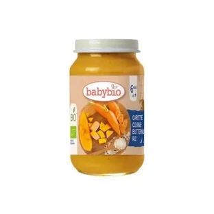 Органическое пюре из моркови, тыквы и риса, от 6 месяцев, 200 г, BabyBio