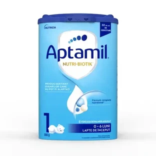 Сухое молоко Nutri-Biotik 1, 0–6 месяцев, 800 г, Aptamil