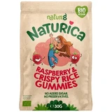 Жевательные конфеты Bio Fruit Gummies, малина и рис, 30 г, Naturica