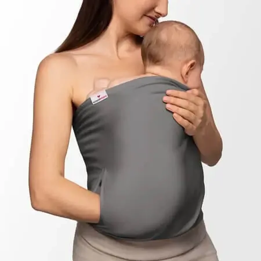 Тканевая лента для контакта «кожа к коже», серый, Wondermom: цены и характеристики